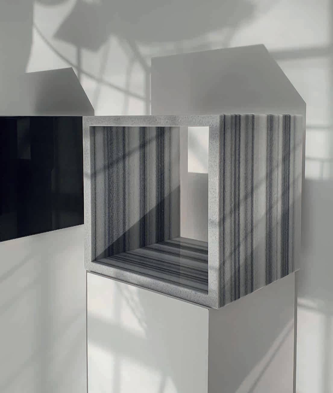 BLACK CUBE AND STRIPED CUBE 1